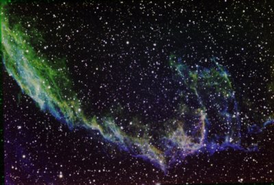 Veil Nebula (NGC 6992, 6995) in Narrow Band