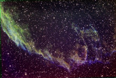 Veil Nebula (NGC 6992, 6995) in Cygnus
