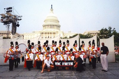 WHS drumline on the Capitol Mall