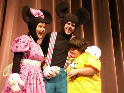 Mickey and Minnie and Children