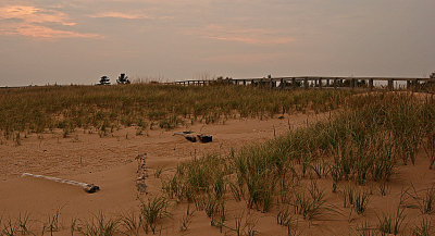 Sandy Beach In Manistique