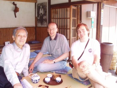 With Otosan and fellow Kajiwara resident Andreas