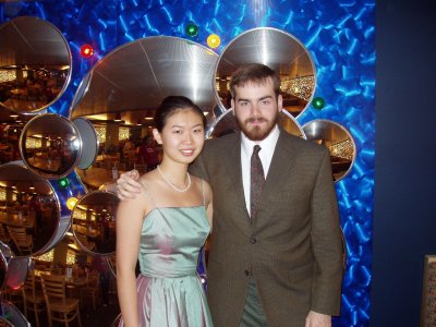 Yuan and I before Handel's Messiah.