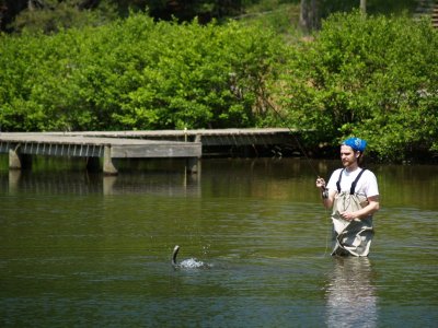 The first catch of the day