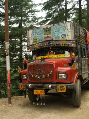 One of my favorite things in India and Nepal is the trucks.  Intricately decorated, they are always lots of fun to look at.