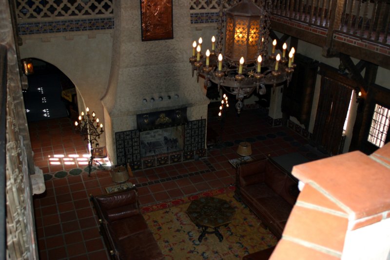 Looking Down Into Main Room