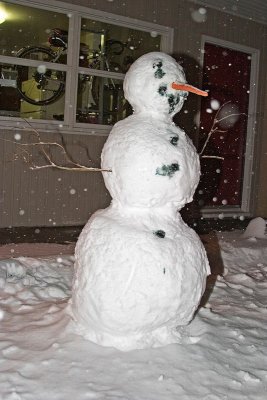 Completed Snowman