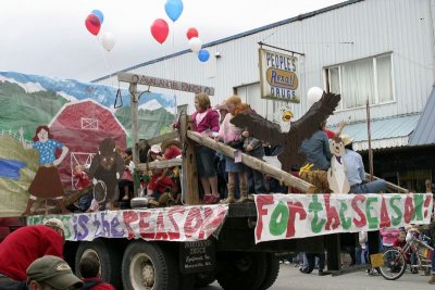 Back of the Lutheran VBS Float