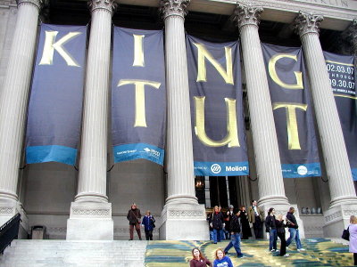 King Tut artifacts at the Franklin Institute