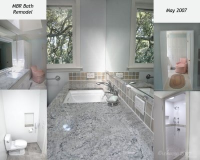 Master bath remodel