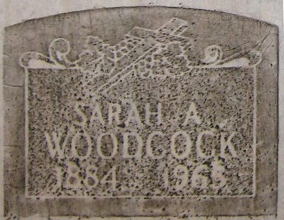 Sarah A. Morgan Foster Woodcock - Not in Greenwood.