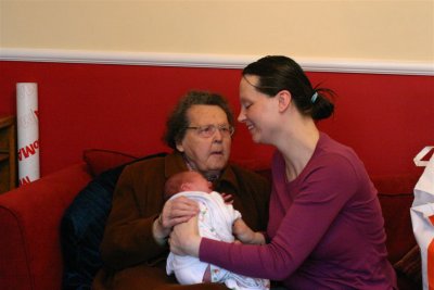 Sarah's Gran with Sarah & Aoibh