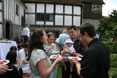 Elly, Miriam, baby Sam, Rick and Richard