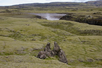 Foss Vestan Dalsfjalls - Waterfall west of Dalsfjall