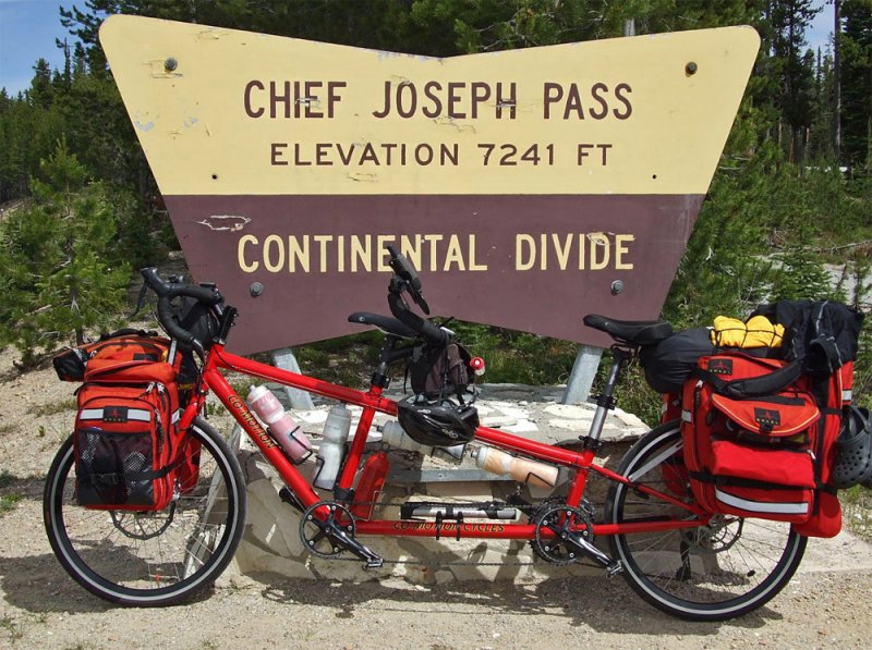 193  Lisa & Anna - Touring through Montana - Co-Motion Periscope touring bike