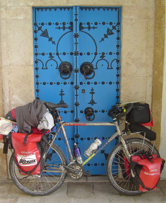 160  Girolamo - Touring through Tunisia - Giant Terrago touring bike