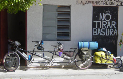 163  John, David & Daryl - Touring through Mexico - Santana Triplet touring bike