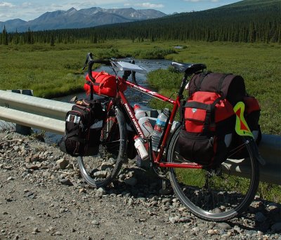 183  Ron - Touring Alaska - Rocky Mountain Bicycles Sherpa touring bike