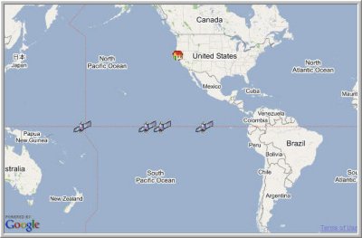 WAAS Map: Left to right 47, 35, 48, and 51