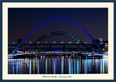 Night millenium Bridge