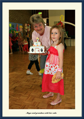 Maya. Grandma and Cake