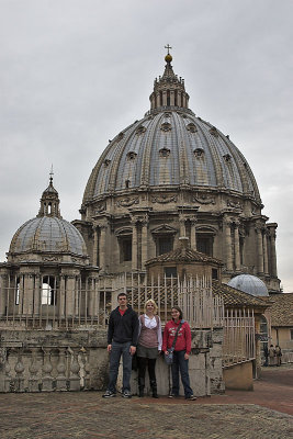 On the Roof below the Dome
