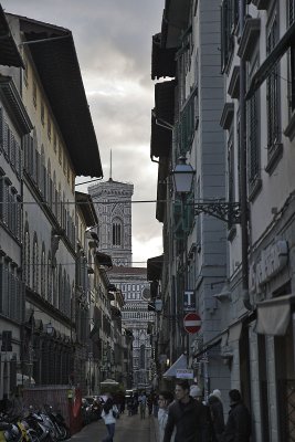Narrow streets and the belltower