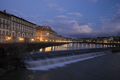 Arno River spillway