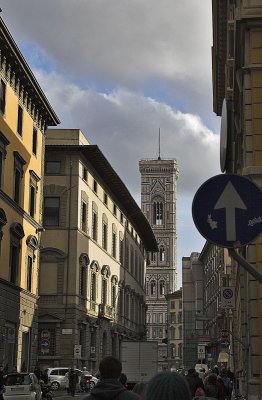 Narrow streets and the belltower