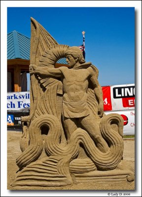 Sand Sculpting Competition Parksville August 2006