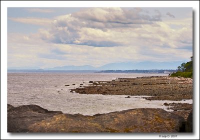Vancouver Island coastline from Campbell River