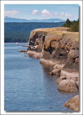 The Helliwell Bluffs  -   Hornby Island.