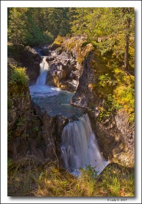 Little Qualicum Upper Falls.