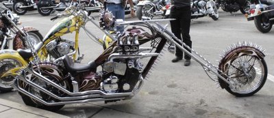 Spikes on a Bike