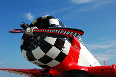 Retro style nose and propeller