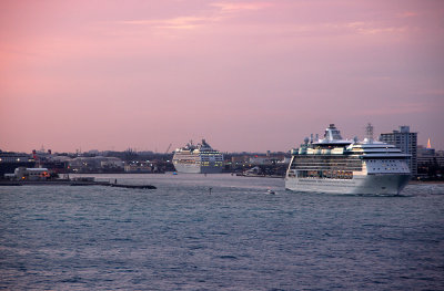 Early evening out of Port Everglades, Florida