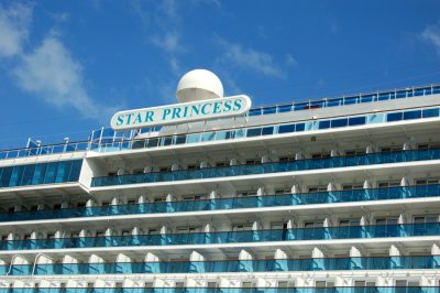 Side sign, Star Princess, Princess Cruiselines