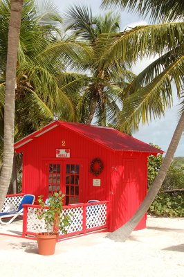 Bungalow on private beach