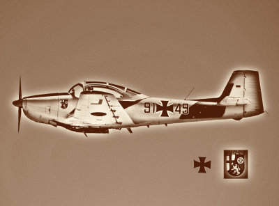 Focke Wulf P-149D (N149LT) based on color photo