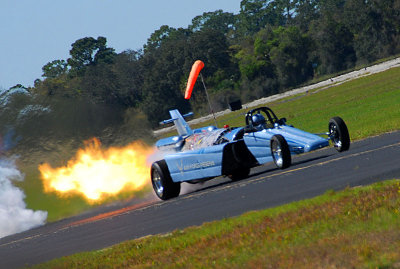 Jet car photographed in Titusville Florida