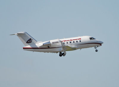 Las Vegas Gladiators Canadair Challenger CL-600 ( N111FK )