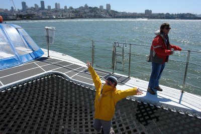 Trip to San Francisco - Catamaran in the Bay