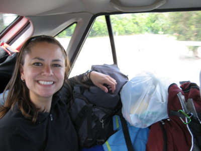 Nilles' car...on our way to Franz Josef from Punakaiki