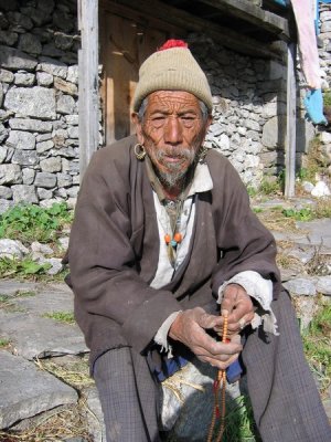 Old Tibetan man ( 94 )