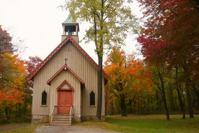 Eckley Village in Fall