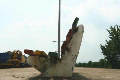 bench at 건천역