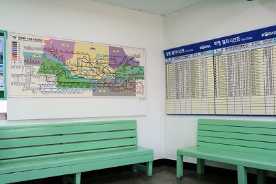 schedule and  subway map