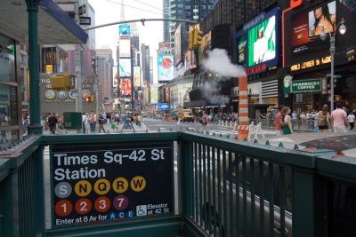 Times Square subway entrance