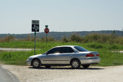 my car at FM 66, CR 4418, CR 4419