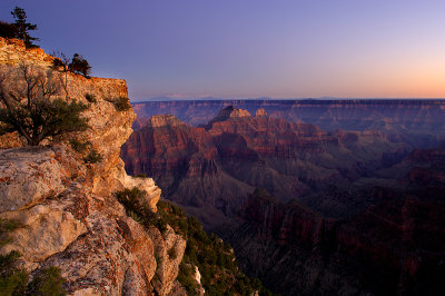 Dusk at Bright Angel Point